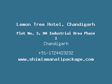 Lemon Tree Hotel, Chandigarh, Chandigarh