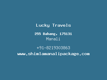 Lucky Travels, Manali