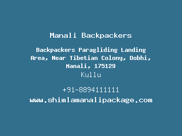 Manali Backpackers, Kullu