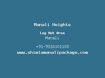 Manali Heights, Manali