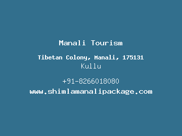 Manali Tourism, Kullu
