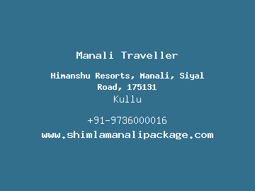 Manali Traveller, Kullu