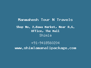 Manmahesh Tour N Travels, Shimla