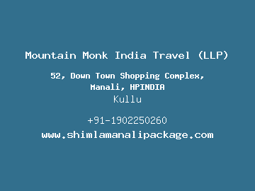 Mountain Monk India Travel (LLP), Kullu