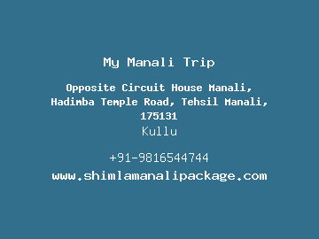 My Manali Trip, Kullu