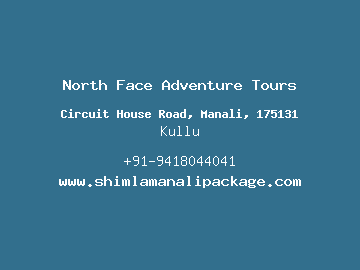 North Face Adventure Tours, Kullu