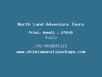 North Land Adventure Tours, Kullu