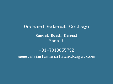Orchard Retreat Cottage, Manali