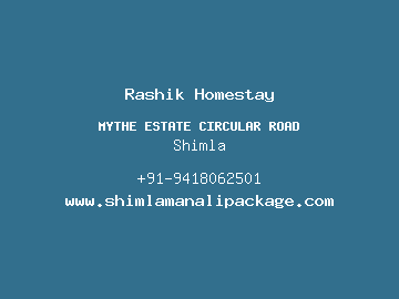 Rashik Homestay, Shimla