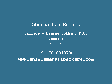 Sherpa Eco Resort, Solan
