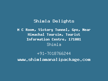 Shimla Delights, Shimla