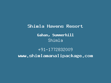 Shimla Havens Resort, Shimla