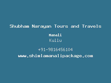 Shubham Narayan Tours and Travels, Kullu