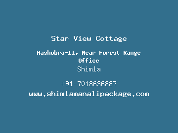 Star View Cottage, Shimla