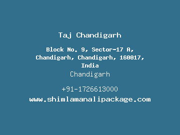Taj Chandigarh, Chandigarh