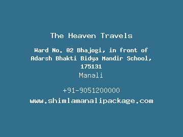 The Heaven Travels, Manali