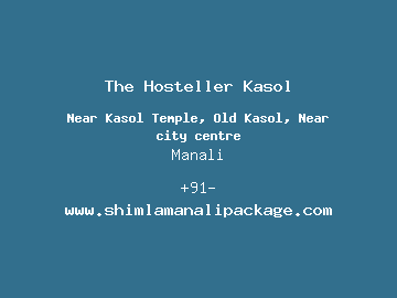 The Hosteller Kasol, Manali