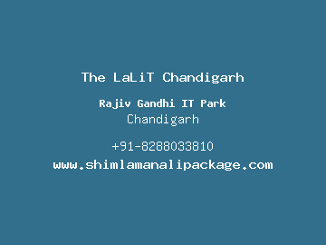 The LaLiT Chandigarh, Chandigarh