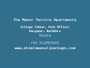 The Manor Service Apartments, Shimla