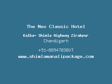 The Neo Classic Hotel, Chandigarh
