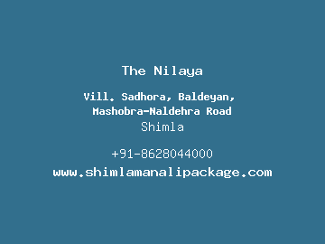 The Nilaya, Shimla