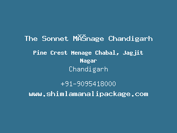 The Sonnet Ménage Chandigarh, Chandigarh