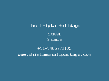 The Tripta Holidays, Shimla