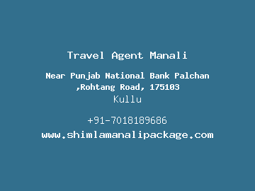 Travel Agent Manali, Kullu