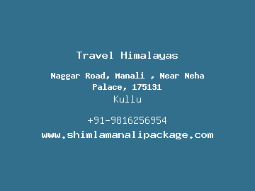 Travel Himalayas, Kullu