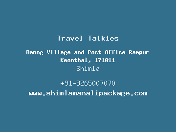 Travel Talkies, Shimla