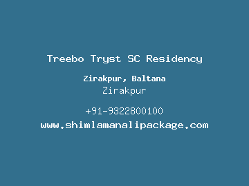 Treebo Tryst SC Residency, Zirakpur