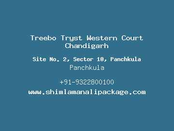 Treebo Tryst Western Court Chandigarh, Panchkula