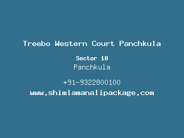 Treebo Western Court Panchkula, Panchkula
