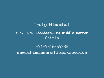 Truly Himachal, Shimla