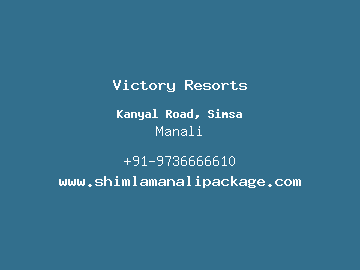 Victory Resorts, Manali