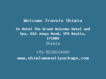 Welcome Travels Shimla, Shimla