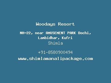 Woodays Resort, Shimla
