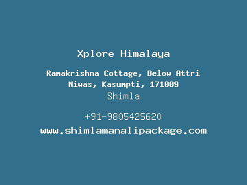 Xplore Himalaya, Shimla